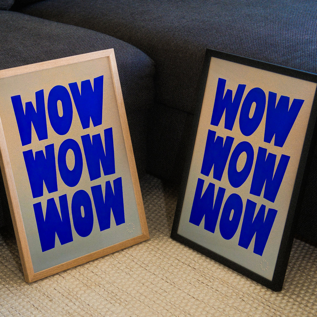 Edition SCHEE Golden Wow (DIN A3) | Edition SCHEE | Siebdruck