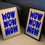 Edition SCHEE Golden Wow (DIN A3) | Edition SCHEE | Siebdruck