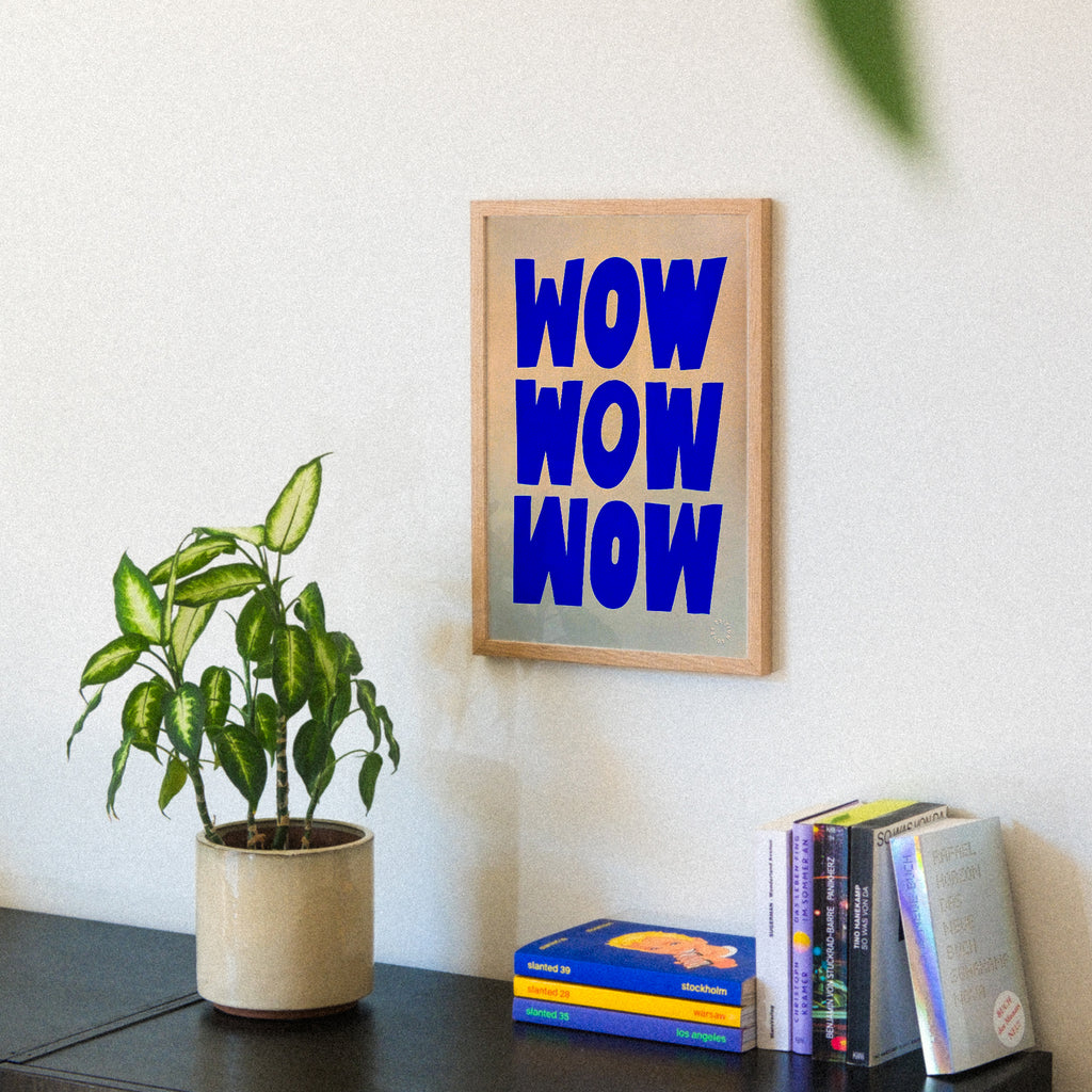 Edition SCHEE Golden Wow (DIN A3) | Edition SCHEE | Siebdruck