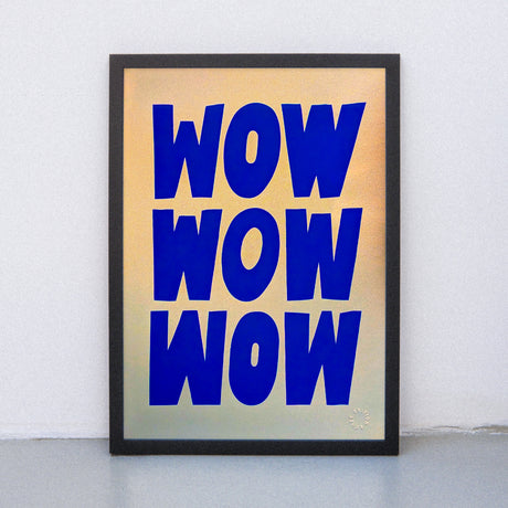 Edition SCHEE Golden Wow (DIN A3) | Edition SCHEE | Siebdruck