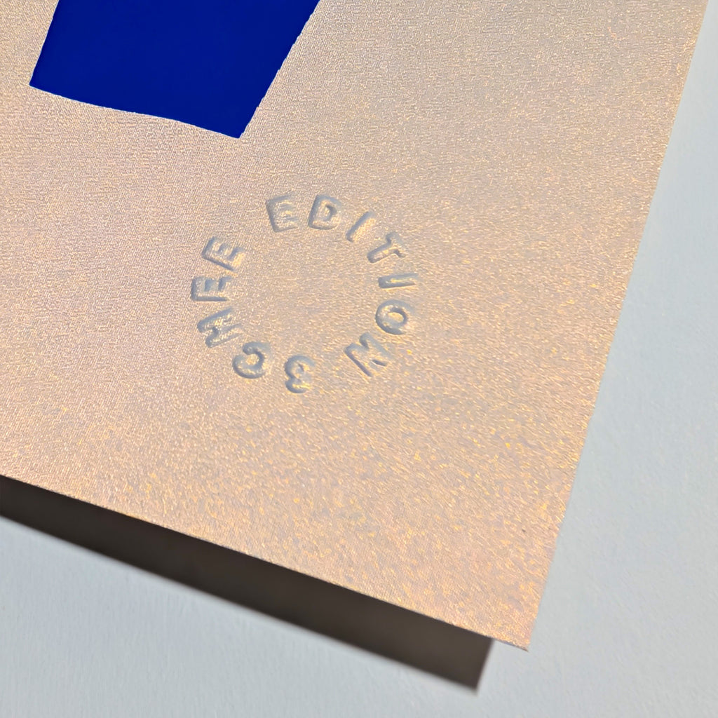 Edition SCHEE Golden Wow (DIN A3) | Edition SCHEE | Siebdruck