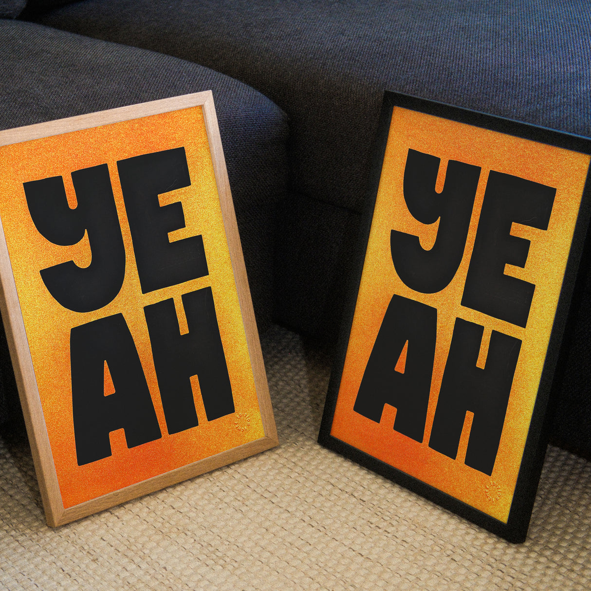 Edition SCHEE Golden Yeah (DIN A3) | Edition SCHEE | Siebdruck
