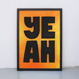 Edition SCHEE Golden Yeah (DIN A3) | Edition SCHEE | Siebdruck
