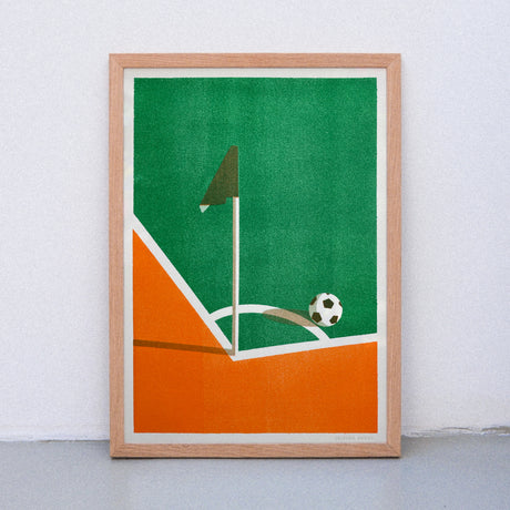 Edition SCHEE On the pitch (DIN A3) | Edition SCHEE | Risographie