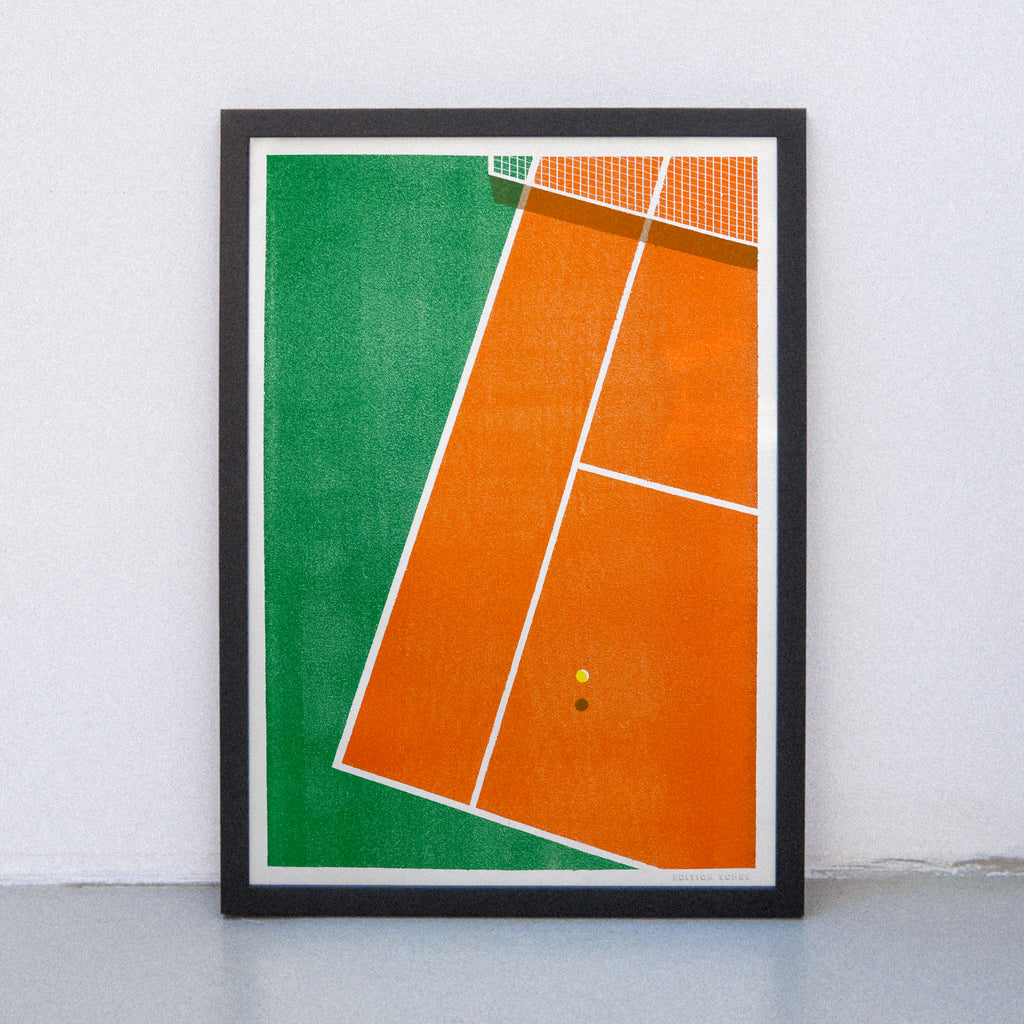 Edition SCHEE On the court (DIN A3) | Edition SCHEE | Risographie