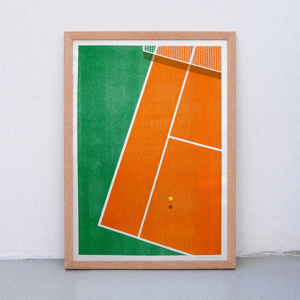 Edition SCHEE On the court (DIN A3) | Edition SCHEE | Risographie