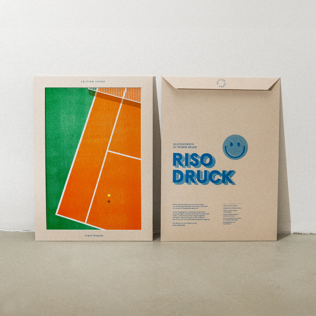 Edition SCHEE On the court (DIN A3) | Edition SCHEE | Risographie