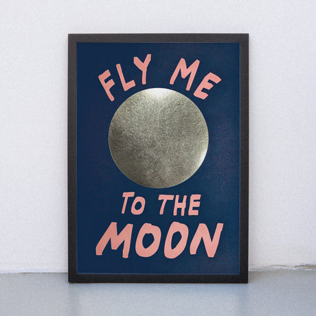 Edition SCHEE Fly me to the Moon (A3) | Edition SCHEE | Siebdruck