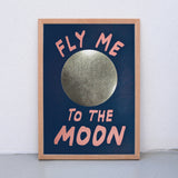 Edition SCHEE Fly me to the Moon (A3) | Edition SCHEE | Siebdruck