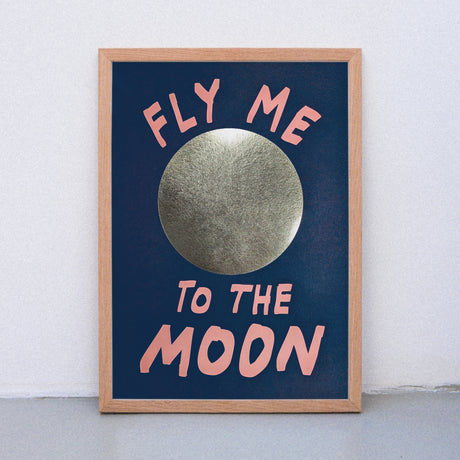Edition SCHEE Fly me to the Moon (A3) | Edition SCHEE | Siebdruck
