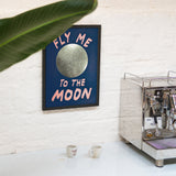 Edition SCHEE Fly me to the Moon (A3) | Edition SCHEE | Siebdruck