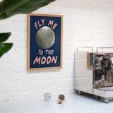 Edition SCHEE Fly me to the Moon (A3) | Edition SCHEE | Siebdruck