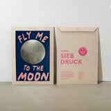Edition SCHEE Fly me to the Moon (A3) | Edition SCHEE | Siebdruck