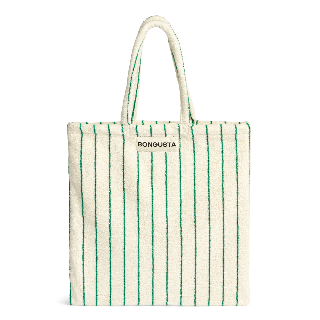 BONGUSTA Tasche "Naram Totebag Pure White & Grass" | BONGUSTA | ein Sommertraum