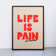 Edition SCHEE Life is Pain au chocolate (DIN A2) | Edition SCHEE | Siebdruck