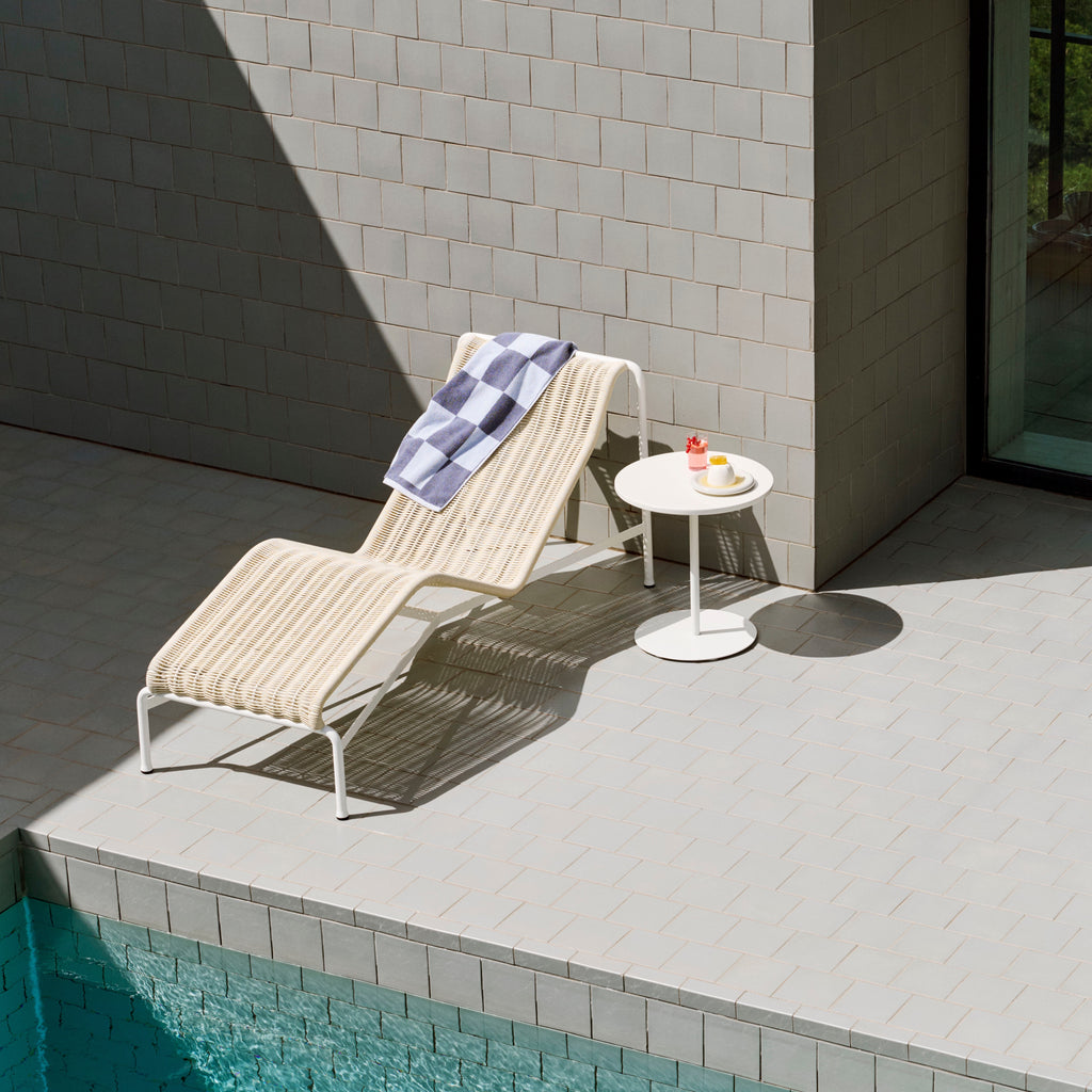 HAY Badetuch „Check Sky Blue 70×136 cm“ | Extra viel Farbe | HAY