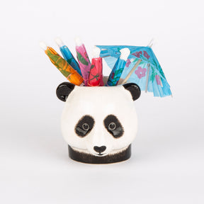 Quail Ceramics Übertopf „Flower Pot Mini Panda“ | Panda-Figur | Quail Ceramics
