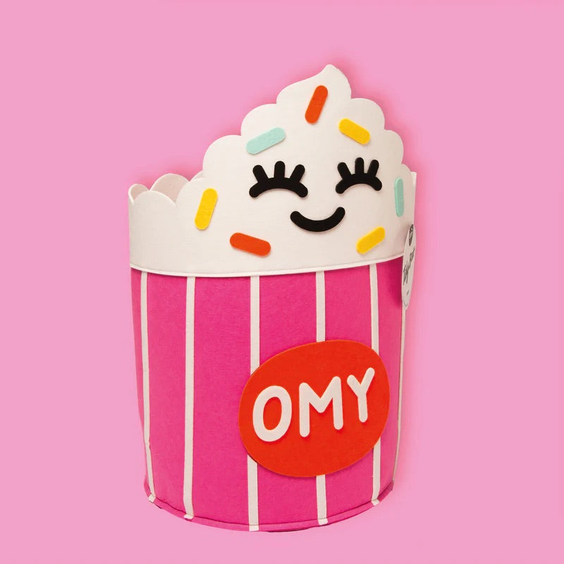 OMY Papierkorb OMY "Yummy" | Pop-Art | Stylisch & Robust