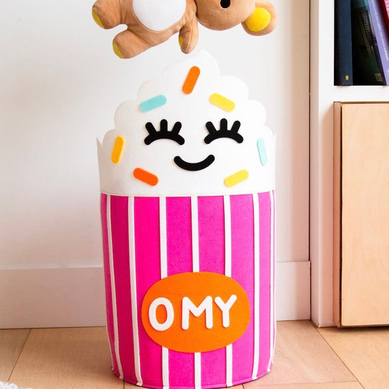 OMY Papierkorb OMY "Yummy" | Pop-Art | Stylisch & Robust