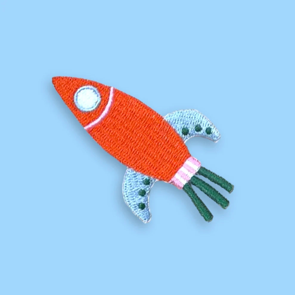 HejPatches Bügelbild „Rakete“ | Aufbügler | HejPatches