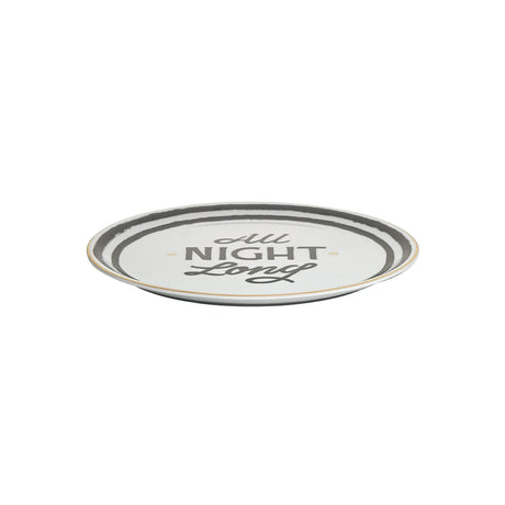 Bitossi Home Pizzateller “All Night Long” 32 cm | Party Vibes | Bitossi Home