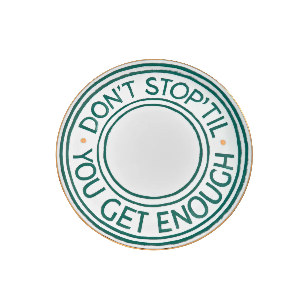 Bitossi Home Pizzateller “Don’t Stop” 32 cm | Statement Piece | Bitossi Home
