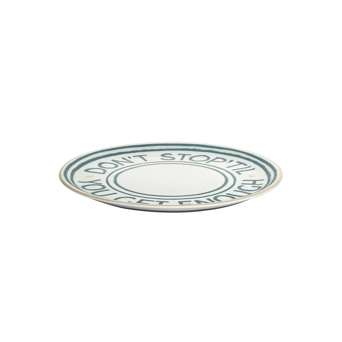 Bitossi Home Pizzateller “Don’t Stop” 32 cm | Statement Piece | Bitossi Home