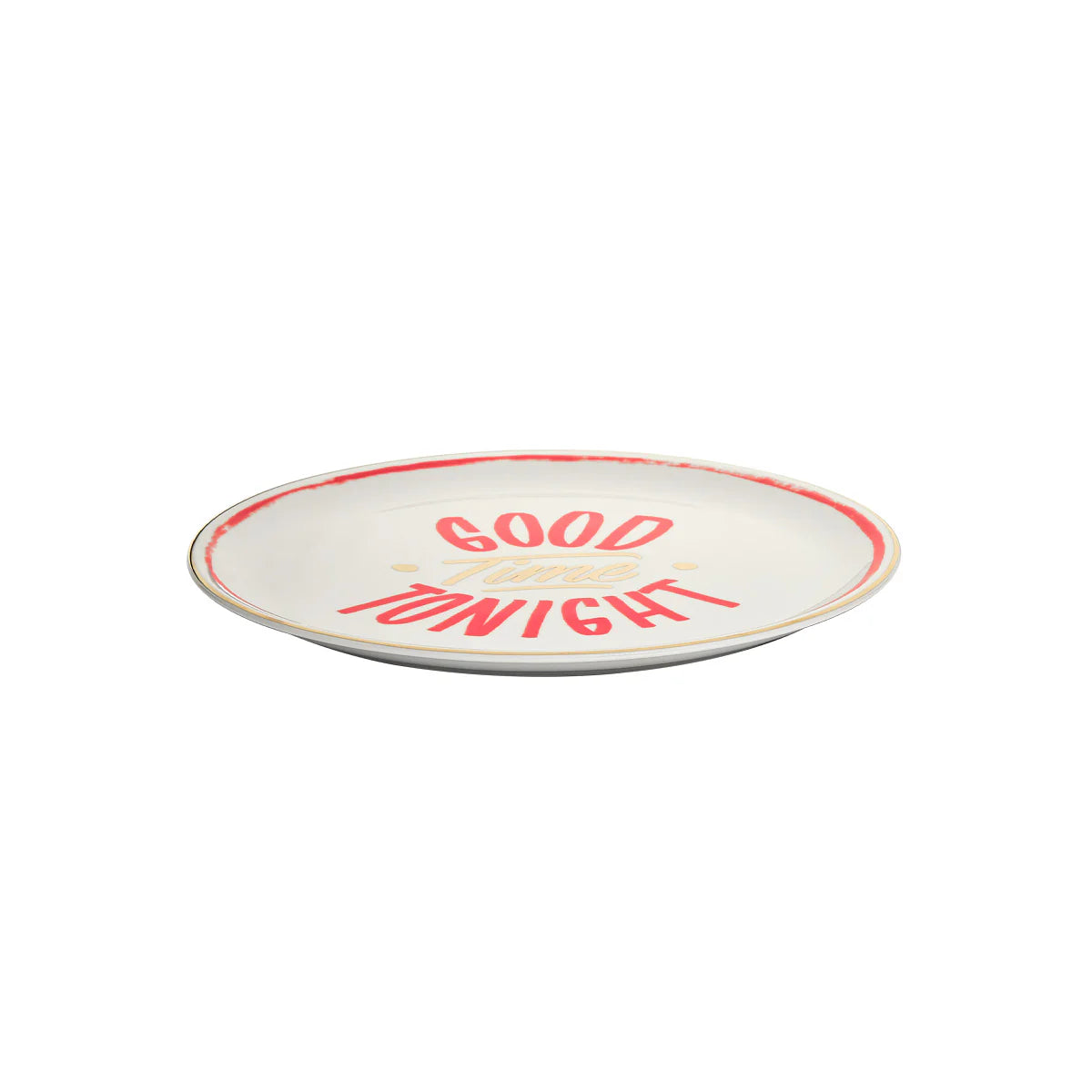 Bitossi Home Pizzateller “Good Time” 32 cm | Für lange Abende | Bitossi Home