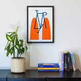 Racefiets (DIN A3) | Edition SCHEE | Risographie