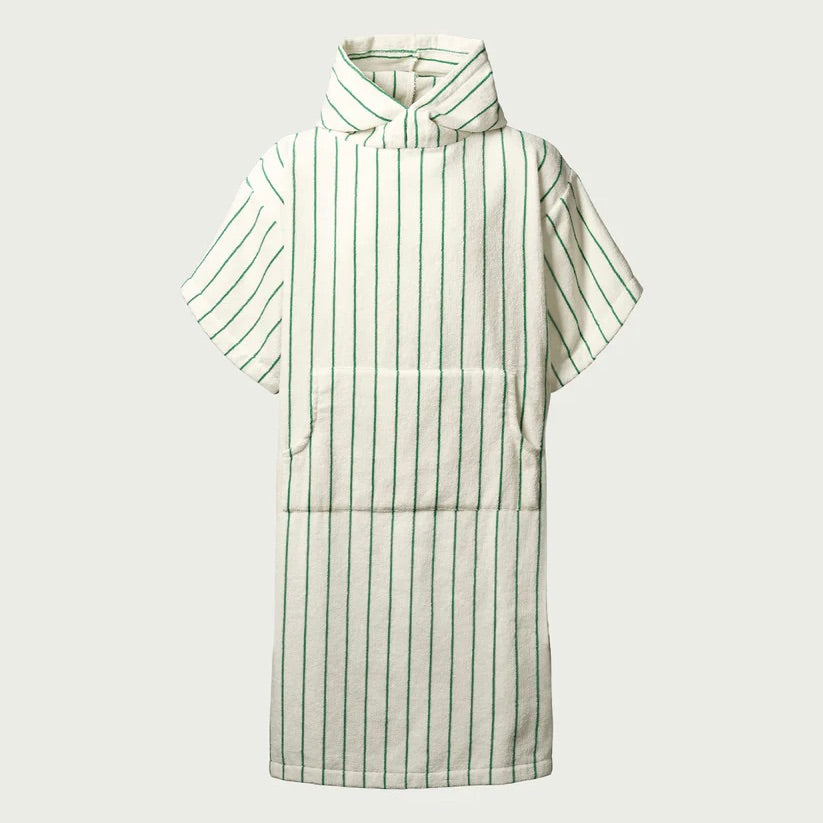 BONGUSTA Poncho „Naram Pure White & Grass“ (L/XL) | BONGUSTA | Stilvoller Poncho