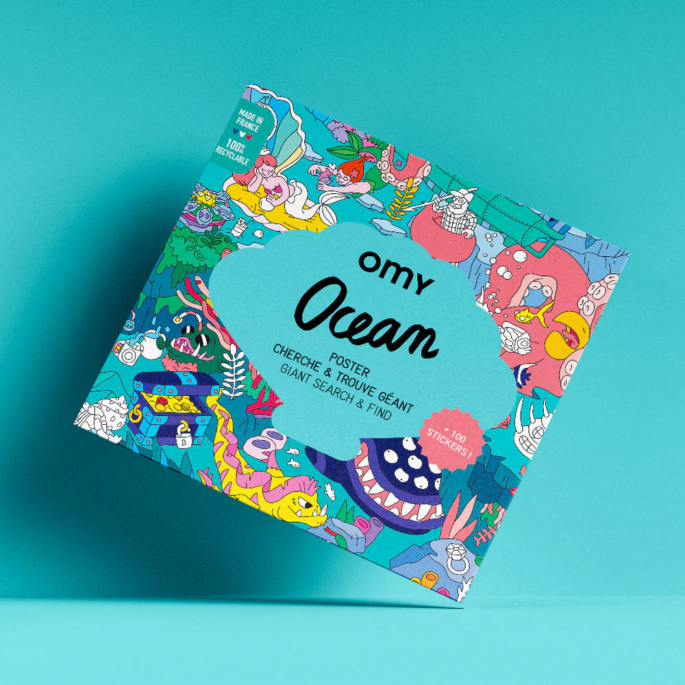 OMY Poster + 100 Sticker "Ocean" | OMY | Unterwasserabenteuer
