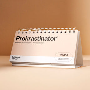 Schlechte Karten Prokrastinator | 125.000 Ideen fürs kreative Nichtstun | Schlechte Karten