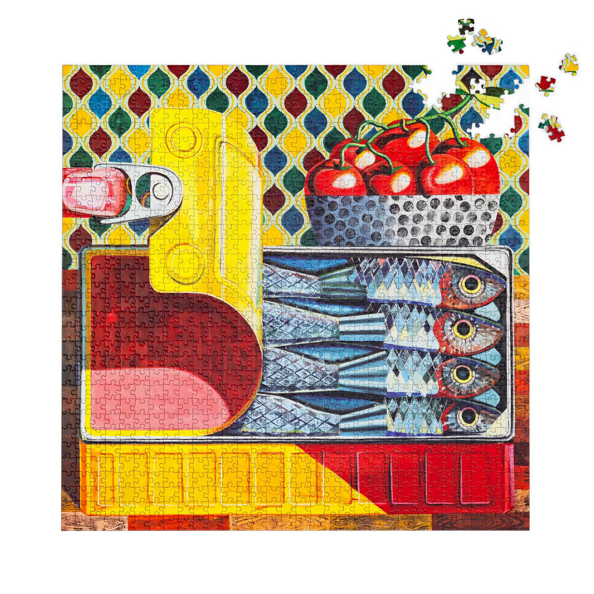 parkside Puzzle “Sardines with Cherry Tomatoes” 1000 Teile | Detailreiches Motiv | parkside
