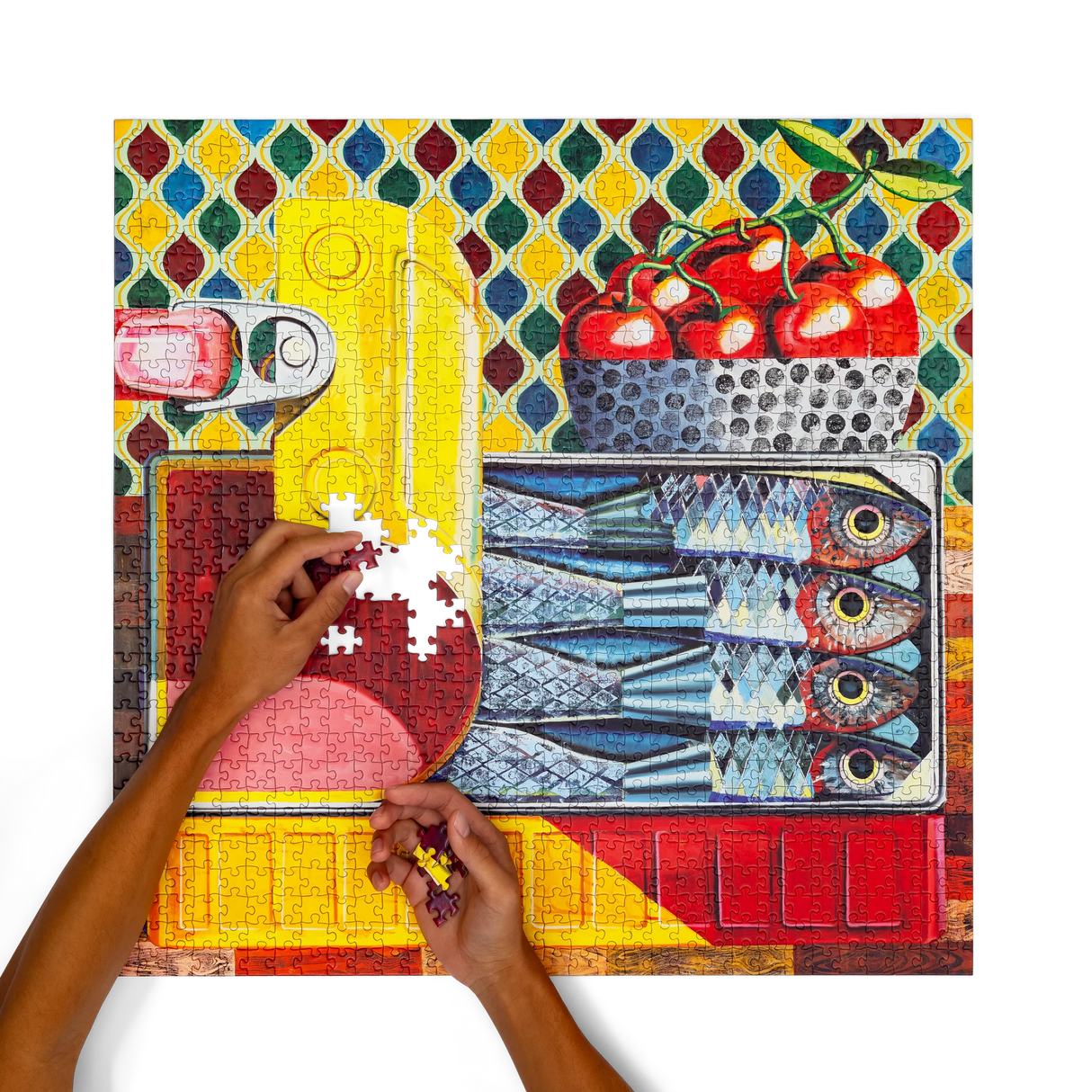 parkside Puzzle “Sardines with Cherry Tomatoes” 1000 Teile | Detailreiches Motiv | parkside
