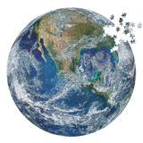 parkside Puzzle “The Earth” 1000 Teile | Eindrucksvolles Weltmotiv | parkside
