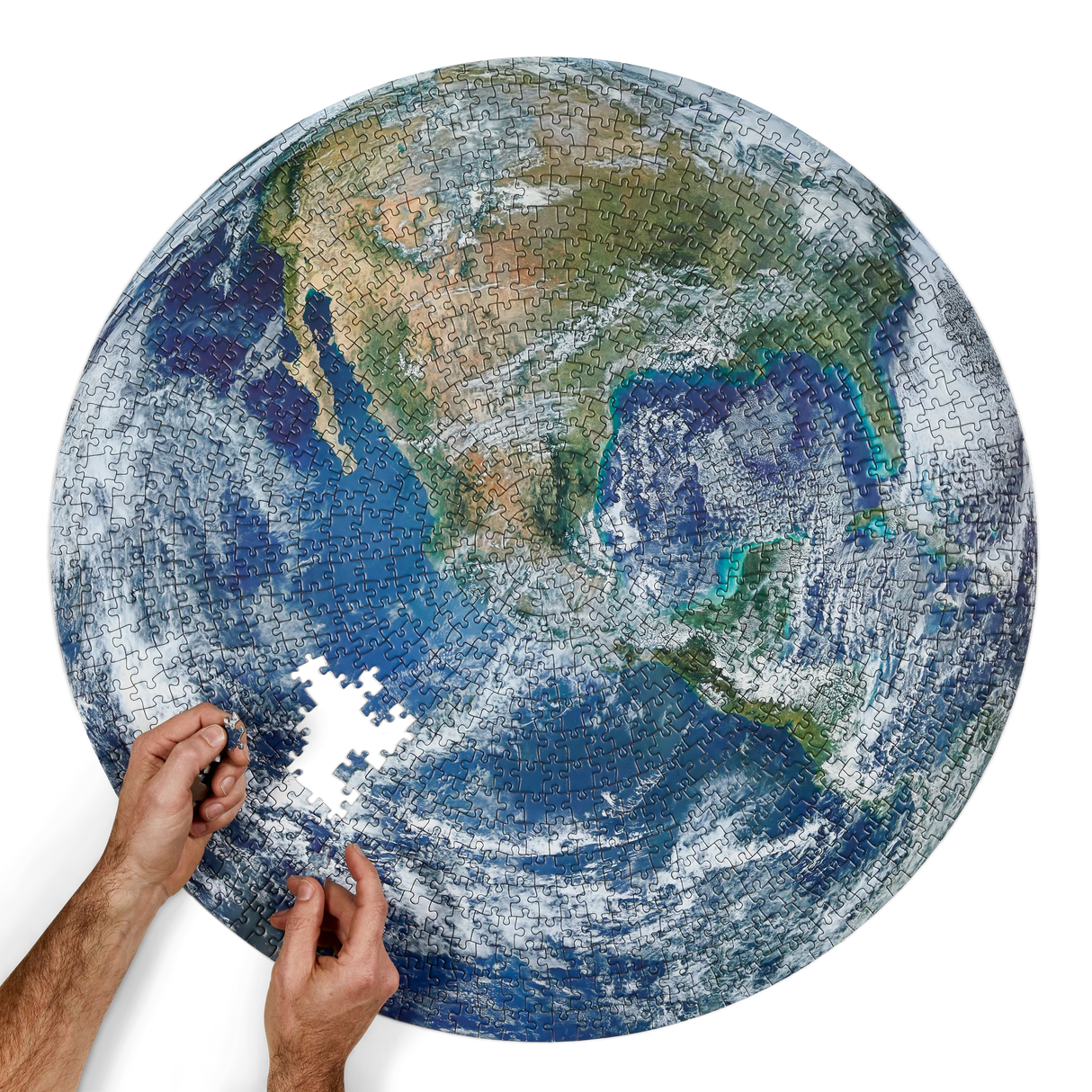 parkside Puzzle “The Earth” 1000 Teile | Eindrucksvolles Weltmotiv | parkside