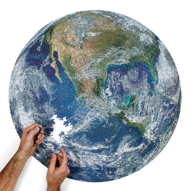 parkside Puzzle “The Earth” 1000 Teile | Eindrucksvolles Weltmotiv | parkside