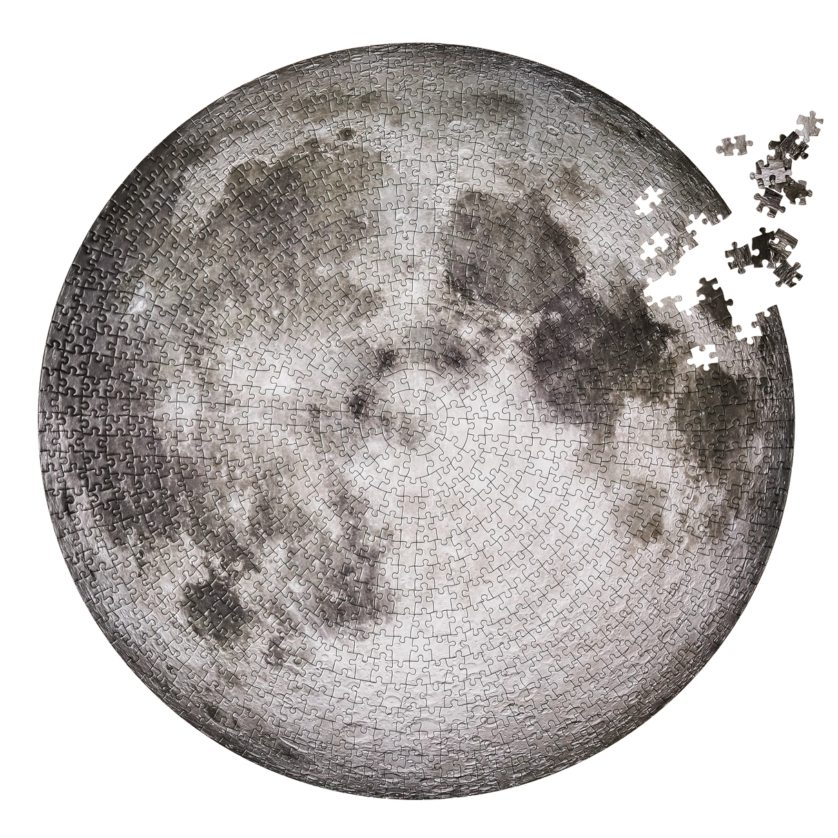 parkside Puzzle “The Moon” 1000 Teile | Faszinierendes Mondmotiv | parkside