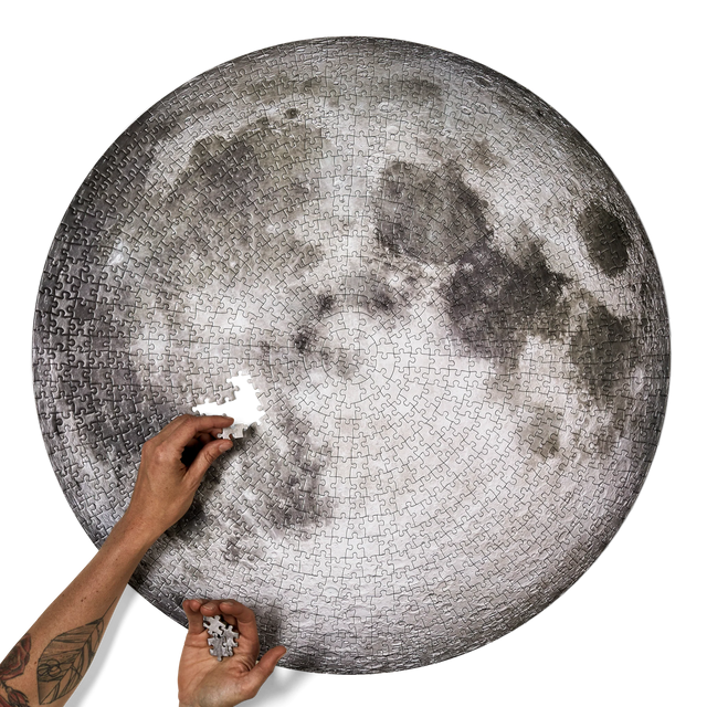 parkside Puzzle “The Moon” 1000 Teile | Faszinierendes Mondmotiv | parkside