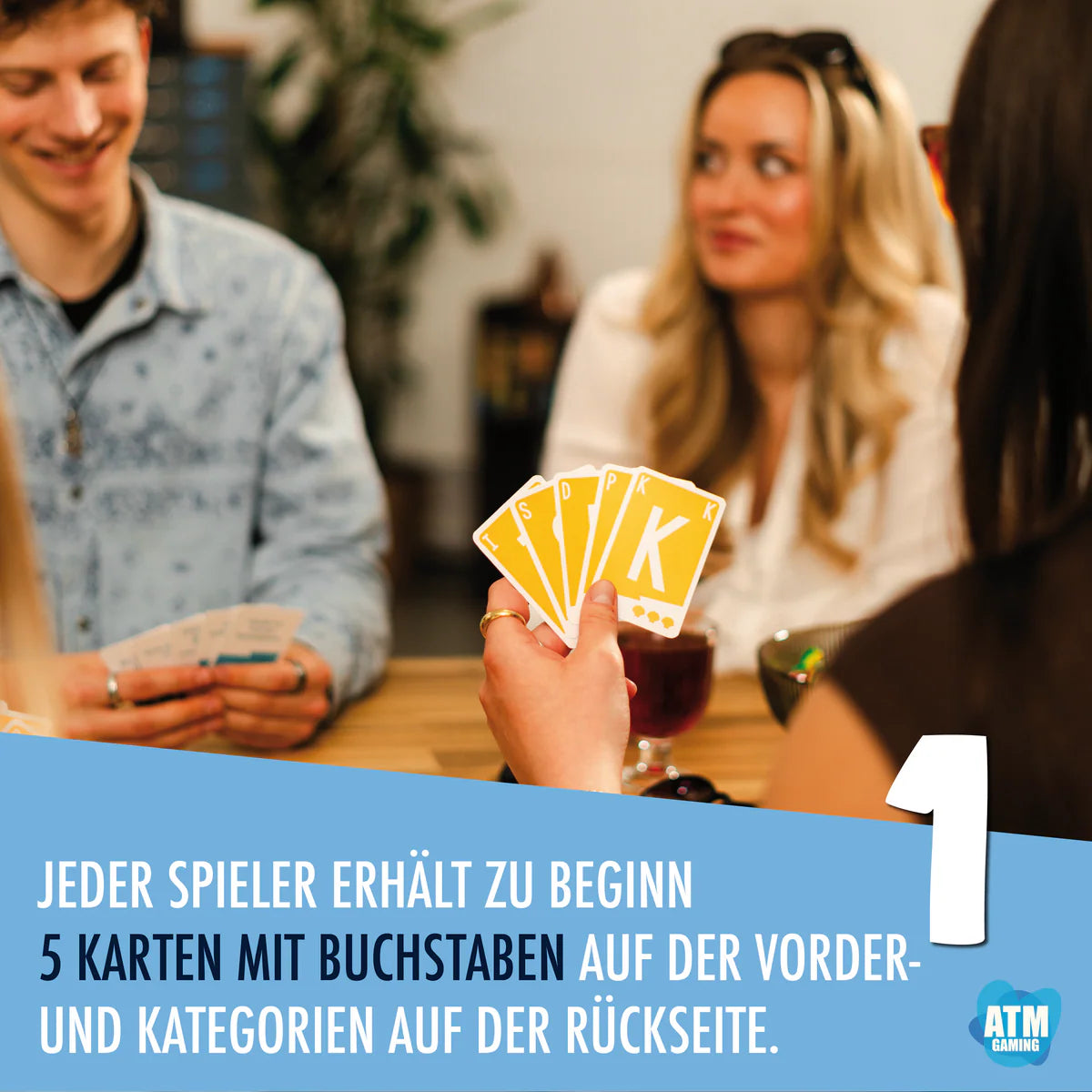 ATM Gaming Kartenspiel “Quickstop Familien-Edition” | Das Buchstabenspiel | ATM Gaming
