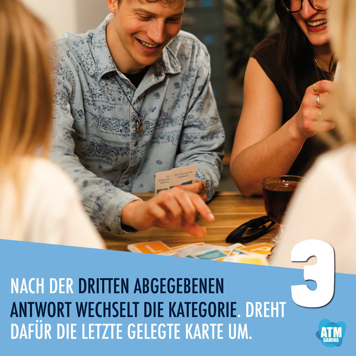 ATM Gaming Kartenspiel “Quickstop Familien-Edition” | Das Buchstabenspiel | ATM Gaming