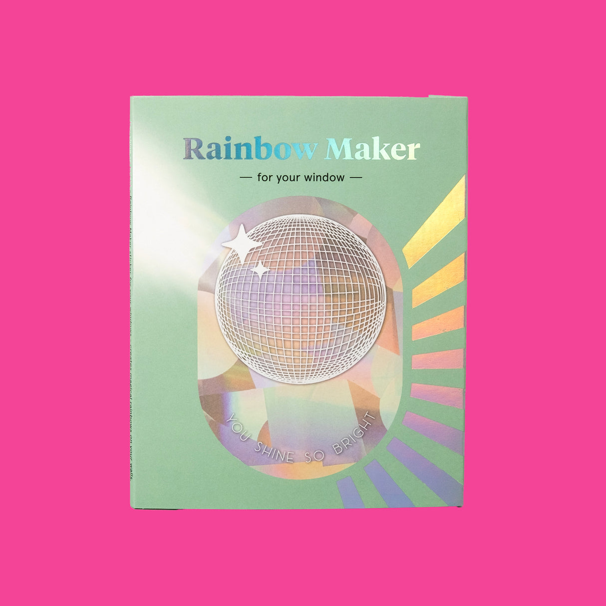 Botanopia Rainbow-Sticker Botanopia „You shine so bright“ | Für Licht & gute Laune