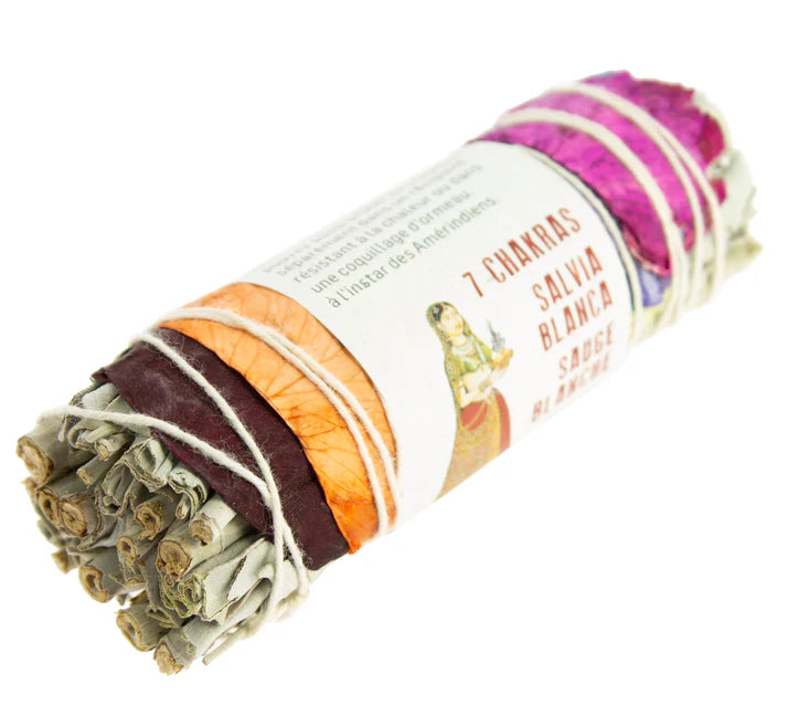 Tierra Zen Räuchersalbei „White Sage 7 Chakra“ | Für Balance & Energie | Tierra Zen