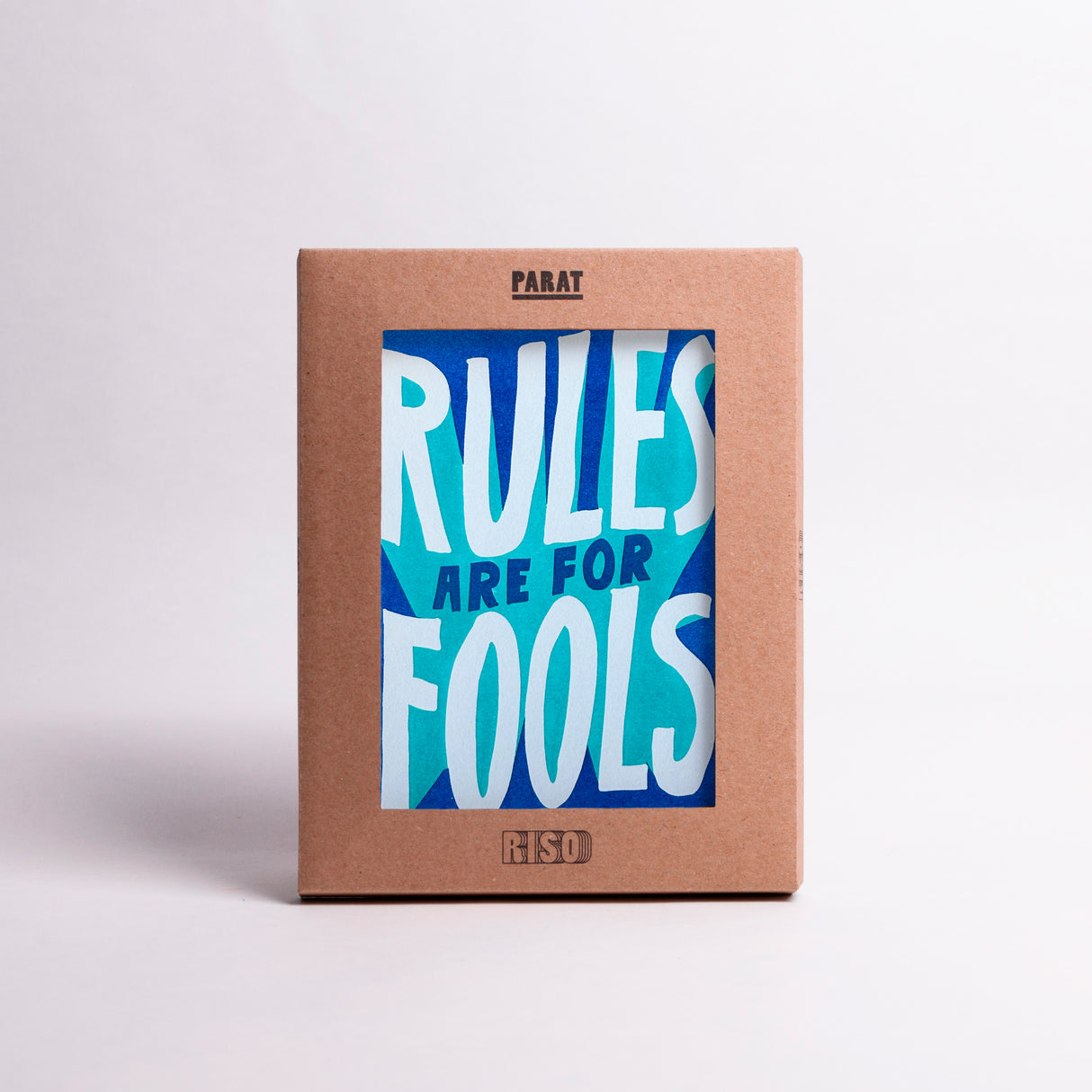 Edition SCHEE Parat Riso Rules are for fools