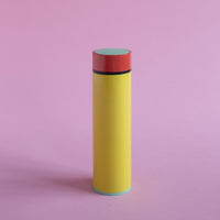 SOWDEN Trinkflasche SOWDEN “Thermal Flask Yellow Multi” | Praktisch & stylisch für unterwegs