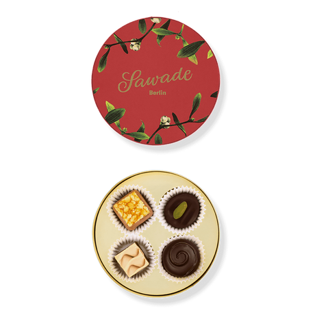Sawade Pralinenschachtel Sawade "Mistelzweig" Alkoholfrei | Edle Geschenkidee, 40g