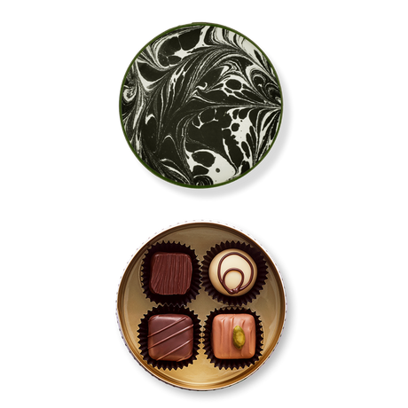 Sawade Pralinenschachtel „Schmuckstück“ | Alkoholfreie Pralinen | Sawade