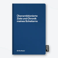Schlechte Karten Notizbuch „Chronik meines Scheiterns“ | Tragisch. Witzig. Wahr. | Schlechte Karten