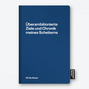 Schlechte Karten Notizbuch „Chronik meines Scheiterns“ | Tragisch. Witzig. Wahr. | Schlechte Karten