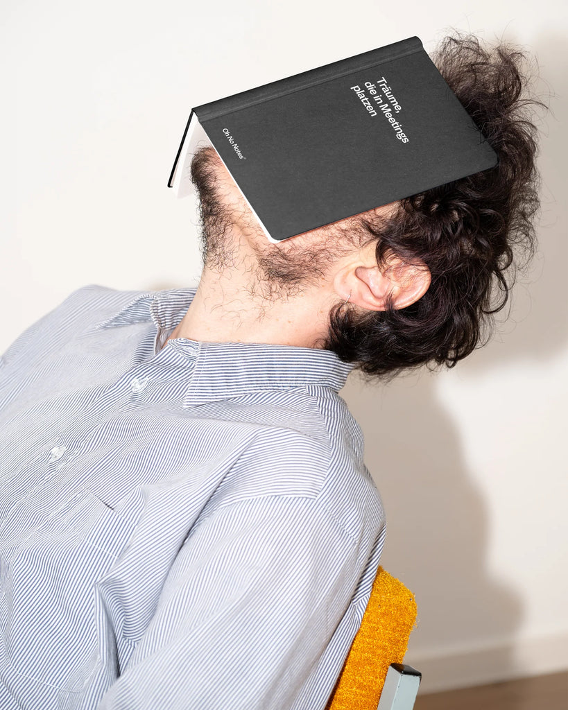 Schlechte Karten Notizbuch „Träume, die in Meetings platzen“ | Realistisch bleiben | Schlechte Karten